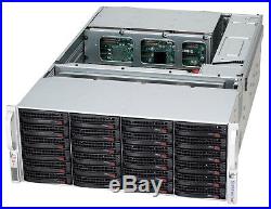 4U Supermicro 45 Bay SAS2 JBOD Storage 847E16-RJBOD W HP P222 Smart Array Rail