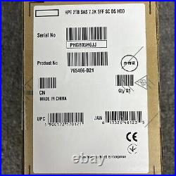 765466-B21 for HPE 2TB 12G SAS 7.2K RPM 2.5 512E HDD 765873-001 765452-002