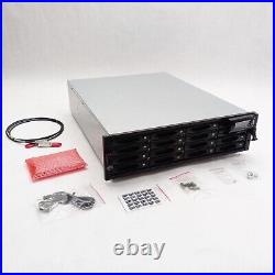 AccuSTOR AS316X6 3U 16-Bay LFF Rackmount SAS/SATA Storage Array NO HDD 2500W PS
