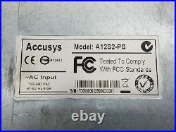 Accusys ExaSAN A12S2-PS 2U 12-Bay 6GB SAS SATA Disk Array Storage System