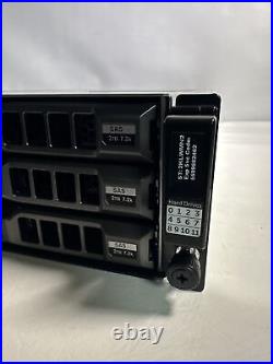CLEAN 24TB Dell PowerVault MD1400 12Gb/s SAS Direct Attach Storage Array 12x 2TB