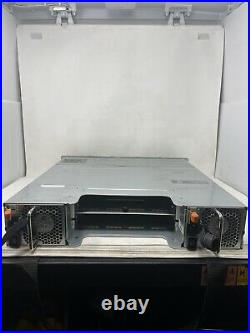 DELL POWERVAULT MD3620F 0R684K 2x- PSU 24x2.5 BAY STORAGE ARRAY CHASSIS No HD