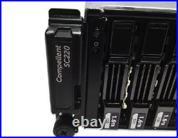 Dell Compellent SC220 24Bay SFF 2x700W PSU (2x 0TW47 SAS I/O 6Gbps Controller)
