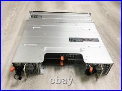 Dell Compellent SC420 24xSFF Storage Array Empty with 2pcs power cords