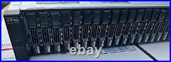 Dell Compellent SCv2020 24x 2.5 Storage Array 2x 10gb-Iscsi-2 2x PSUs Caddies