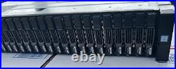 Dell Compellent SCv2020 24x 2.5 Storage Array 2x 10gb-Iscsi-2 2x PSUs Caddies