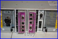 ^ Dell EqualLogic PS4000 Storage Array 2x Type 8 Control Module 2x PSU No HDs