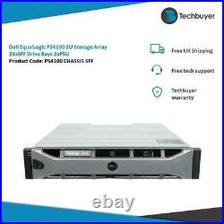 Dell EqualLogic PS4100 2U Storage Array 24 x SFF Drive Bays 2 x PSUs