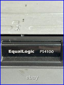 Dell EqualLogic PS4100 E03J 2-Bay Disk Storage Array 2x PSU 2x Control Module