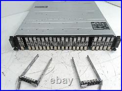 Dell EqualLogic PS6100 24-Bay 2.5 SAS SAN 2x 24J59 24x Caddies No Drives