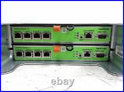 Dell EqualLogic PS6100 24-Bay 2.5 SAS SAN 2x 24J59 24x Caddies No Drives