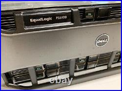Dell EqualLogic PS6100-24 Bay-2x PWS-2x 7V250 Raid CTL Module Storage Array