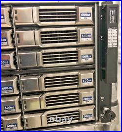 Dell EqualLogic PS6210 SAN 24x 600GB 15k Trays'ONLY NO HDD, Type 15 Controller