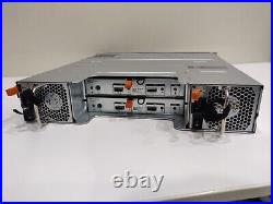 Dell MD1220 PowerVault Storage Array with24x 2.5 Bays, 2x 3DJRJ Controllers, 2x PSU