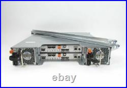 Dell MD3200 PowerVault 2x 6GBPS SAS Controllers 2x Power Supplies Rapid Rails vt