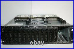 Dell PowerVault MD AMP01 15-Bay Storage Array with Power Supplies NO HARD DRIVES