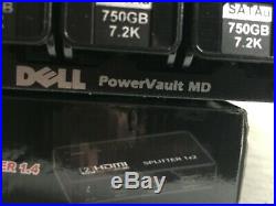 Dell PowerVault MD1000 AMP01 15-Bay SAS/SATA Storage Array PowerEdge SAS 5/E 8c