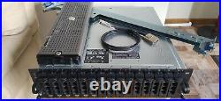 Dell PowerVault MD1000 Storage Array 15x 3.5 SAS HDD Bays 2x EMM 2x PSU NO HDD