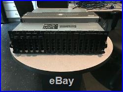 Dell PowerVault MD1000 Storage Array Dual Controllers Power Supplies, 5x 146GB