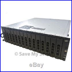 Dell PowerVault MD1000 Storage Array Dual SAS Controllers RPS + 15 Trays