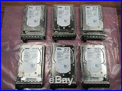 Dell PowerVault MD1000 Storage Disk Array with 3x 1TB + 6x 146GB HDD 2x EMM 2x PSU