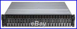 Dell PowerVault MD1120 2U 24 bay 2.5 SAS Storage Array 2 x contr 2xP 24 x cadd