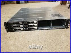 Dell PowerVault MD1200 12-Bay 3.5 SAS Storage Array With 2x 03djrj emms. 6gb/s