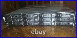 Dell PowerVault MD1200 12-Bay Storage Array/ 2XController 2-600W PSU No Drives