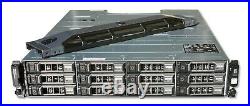 Dell PowerVault MD1200 12x 2TB Storage Array with H200E HBA, 1x SAS Cable, Rails