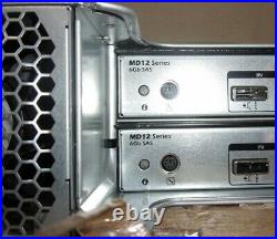 Dell PowerVault MD1200 2.5 24 bay 0U648K 6 Gb SAS Storage Array SEE NOTES