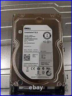 Dell PowerVault MD1200 6Gbps Dual EMM 12x Seagate 3TB NAS HDD Storage Array