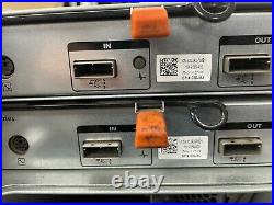 Dell PowerVault MD1220 24-Bay SAS Storage Array, 2 x 03DJRJ Controller 2600w PSU