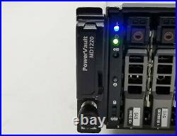 Dell PowerVault MD1220 24-Bay SAS Storage Array with203DJRJ Controller 2600w PSU