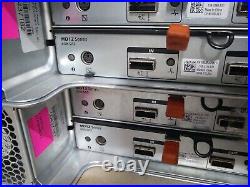 Dell PowerVault MD1220 24-Bay SFF SAS Storage Array 2x 03DJRJ, 2x 600W 24 trays