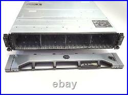 Dell PowerVault MD1220 SAS Storage Array 24x2.5 Bay 2x MD32 Controllers+