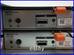 Dell PowerVault MD1220 Storage Array Unit 2x MD 12 Series 6GB SAS Controllers
