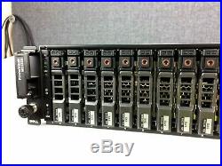 Dell PowerVault MD1220 storage array, 24x 900GB SAS HDD, 2x 6Gb SAS Controllers