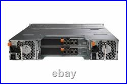 Dell PowerVault MD1400 Storage Array 12x 6TB 7.2K SAS 6G HDD 2x 12G-SAS-4 2x PSU