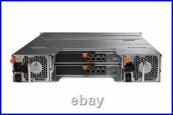 Dell PowerVault MD1400 Storage Array 6x 8TB 7.2K SAS HDD 2x 12G-SAS-4 2x PSU