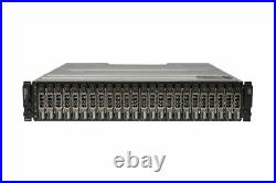 Dell PowerVault MD1420 Storage Array 24x 3.84TB SAS 12G SSD 2x 12G-SAS-4 2x PSU