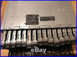 Dell PowerVault MD3000 Storage Array 2x Controllers 2x PSUs 15X caddies