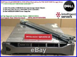 Dell PowerVault MD3200 2x iSCSI 4-Port Controllers 2x 600W SAN Storage Array