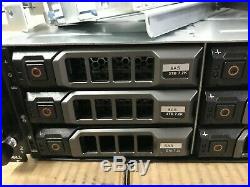 Dell PowerVault MD3200i Storage Array 2x 3TB SAS 4x 2TB SAS 6 x 600GB SAS HDD