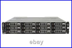 Dell PowerVault MD3400 Storage Array 12x 1TB 7.2K SAS HDD 2x 12G-SAS-4 2xPSU