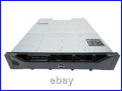 Dell PowerVault MD3600f 2x E02M004 CG87V Y1606 2x PSU Storage Array No Drives