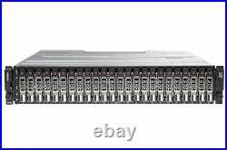 Dell PowerVault MD3820f Storage Array 24x 900GB 10K HDD 2x FC 16Gb/s Controller