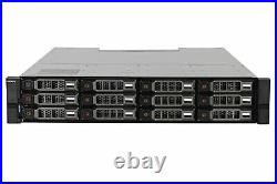 Dell PowerVault ME4012 16GFC/10G 12 x 4TB 7.2k SAS Dell Hard Drives, Rails