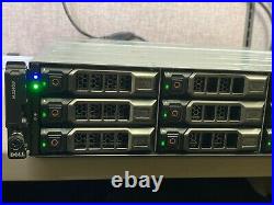 Dell Powervault Md1400 48tb (12 X 4tb) 7.2k Sas Storage Array Dual Control & Psu