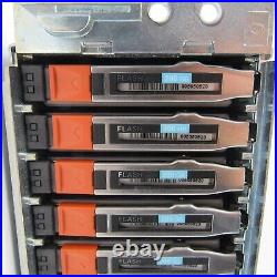 EMC 100-562-712 SAE 25 Bay SFF 2U Storage Array 25x 200GB SSD 118033253 2x PSU
