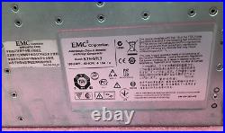 EMC 100-562-904 VNX STORAGE ARRAY 15x 2TB SAS HDD, DUAL PSU & CONTROLLERS